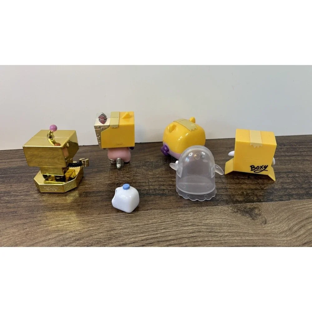 LankyBox Plastic Figure Lot Boxy Milky Ghosty Lankybot
